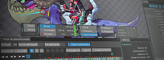 Spine: Software de animación en 2D para vídeojuegos